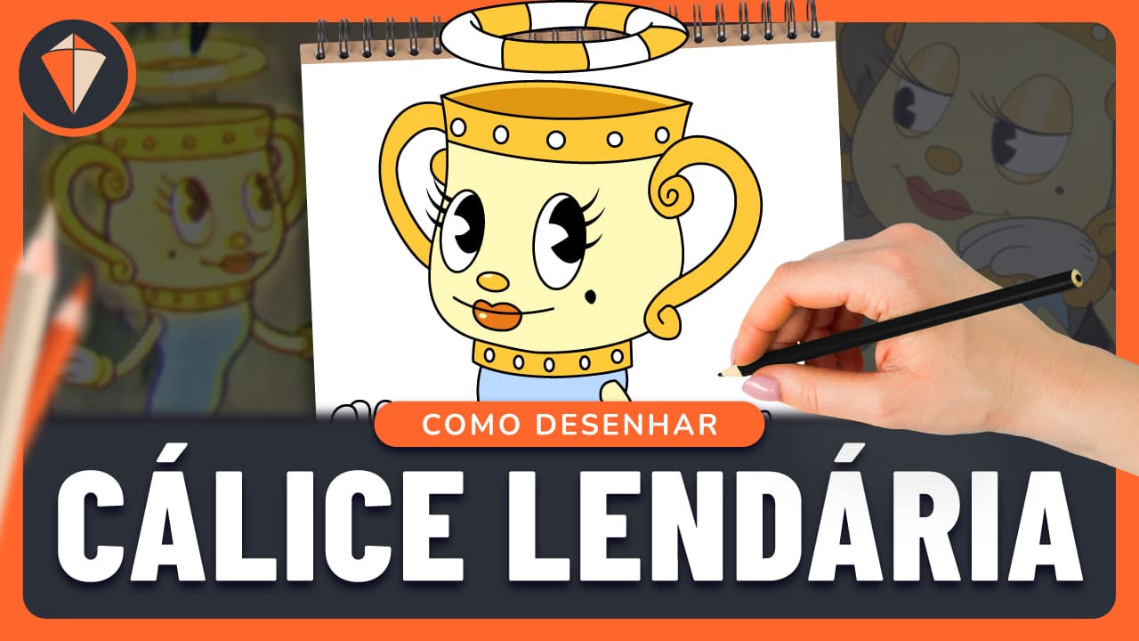 Como DESENHAR a CÁLICE LENDÁRIA (LEGENDARY CHALICE) do CUPHEAD