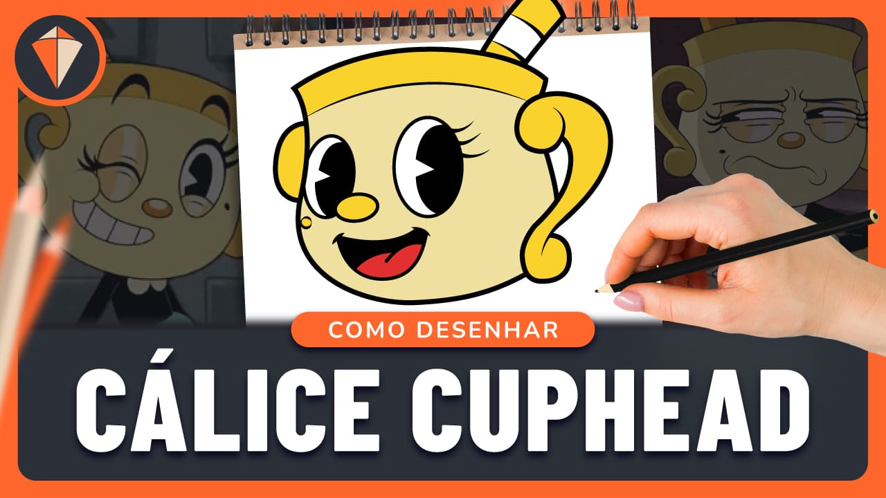 COMO DESENHAR A CÁLICE / CHALICE (CUPHEAD)